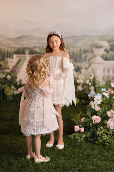 Pentelei Couture Girls Communion & Flower Girl Dress