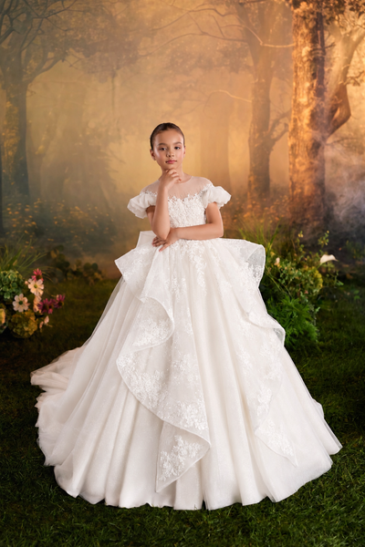 Pentelei Couture First Communion Lace Dress