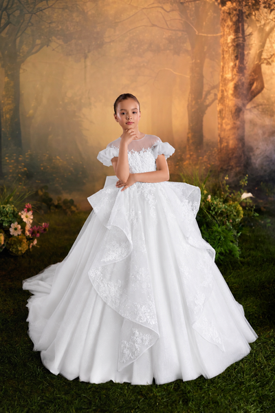 Pentelei Couture First Communion Lace Dress