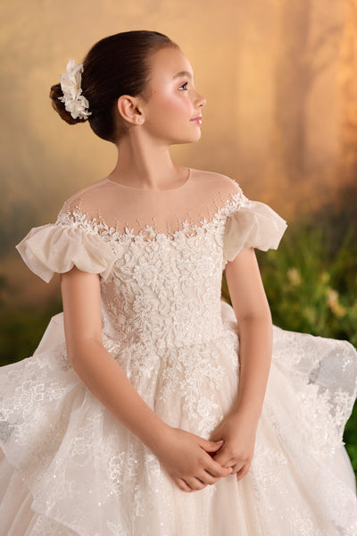 Pentelei Couture First Communion Lace Dress