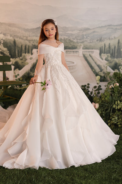 Pentelei Couture Girls Communion & Flower Girl Gown