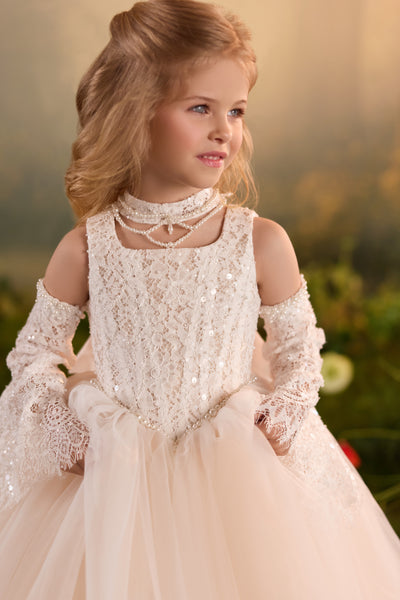 Pentelei Couture Luxury Girls Special Occasion Dress