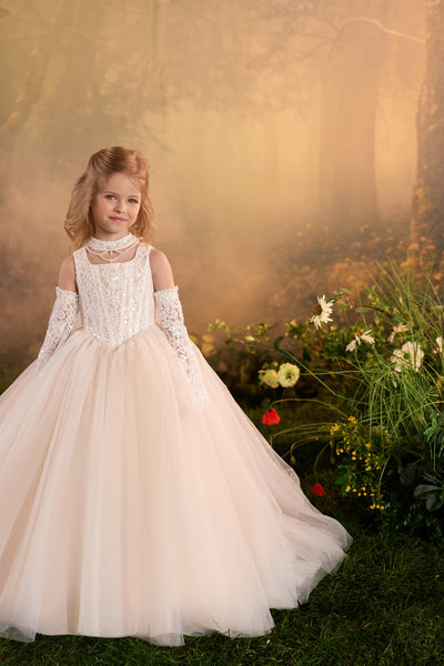 Pentelei Couture Luxury Girls Special Occasion Dress
