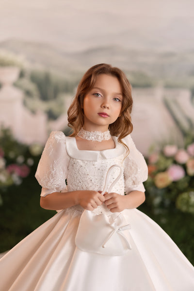 Pentelei Couture Luxury Ivory First Communion Dress