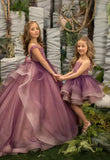 Amethyst Heart Couture Dress – Enchanting Short Pageant & Party Gown