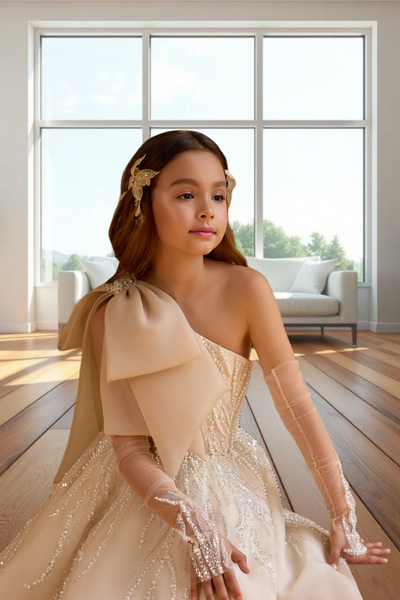 Dahlia Grace Gown | Pentelei Couture Girls Pageant Dress