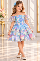 Girls Floral Pageant & Flower Girl Dress | Signature Designer