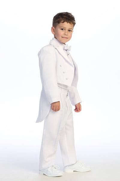 Boys’ Tuxedo Tail Suit – Classic Formalwear for Weddings & Special Events