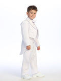 Boys’ Tuxedo Tail Suit – Classic Formalwear for Weddings & Special Events