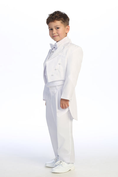 Boys’ Tuxedo Tail Suit – Classic Formalwear for Weddings & Special Events