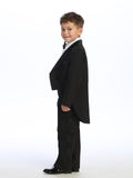 Boys’ Tuxedo Tail Suit – Classic Formalwear for Weddings & Special Events