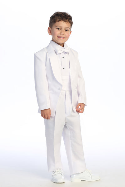 Boys’ Tuxedo Tail Suit – Classic Formalwear for Weddings & Special Events