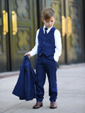 Boys’ Formal 5-Piece Suit – 7 Colors & Sizes from Baby to 20