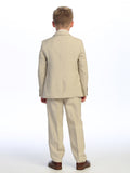 Classic Boys’ 5-Piece Suit – Available in Dark Gray, Khaki, Light Gray & Navy