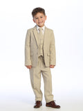 Classic Boys’ 5-Piece Suit – Available in Dark Gray, Khaki, Light Gray & Navy