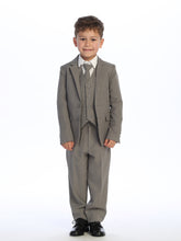 Classic Boys’ 5-Piece Suit – Available in Dark Gray, Khaki, Light Gray & Navy