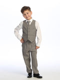 Classic Boys’ 5-Piece Suit – Available in Dark Gray, Khaki, Light Gray & Navy