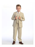 Classic Boys’ 5-Piece Suit – Available in Dark Gray, Khaki, Light Gray & Navy