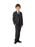Classic Boys’ 5-Piece Suit – Available in Dark Gray, Khaki, Light Gray & Navy