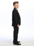 Classic Boys' Tuxedo Suit – Black or White, Formal Outfit