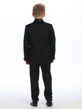 Classic Boys' Tuxedo Suit – Black or White, Formal Outfit