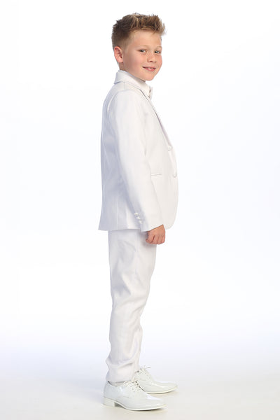 Classic Black Boys’ Tuxedo Set – Formal Suit for Special Occasions