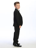 Classic Black Boys’ Tuxedo Set – Formal Suit for Special Occasions