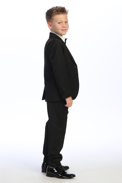 Classic Boys’ Tuxedo – 5-Piece Formal Suit for Weddings & Special Events
