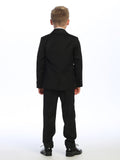 Classic Black Boys’ Tuxedo Set – Formal Suit for Special Occasions