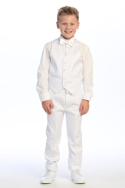 Classic Boys’ Tuxedo – 5-Piece Formal Suit for Weddings & Special Events