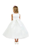 Satin Tulle Flower Girl Dress And Party Dress For Girls