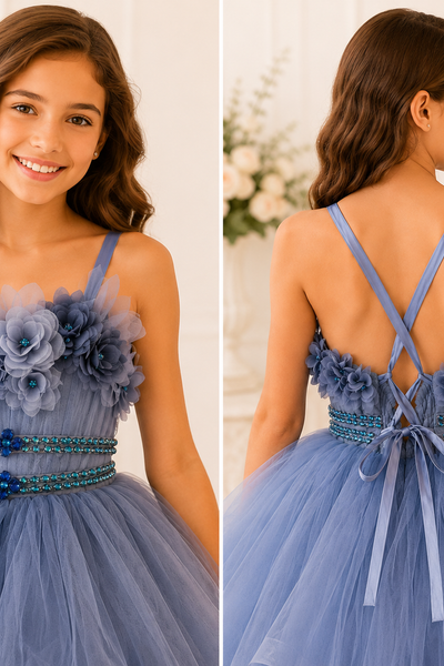 Arlena Rose Custom Flower Girl Dress | Blush Kids