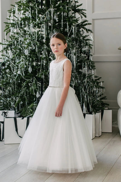 1st Communion Girls Dress - Flower Girl Dress By Teter Warm