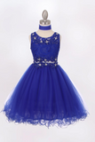 Skylar Aqua Lace Party Dress | Girls Pageant & Birthday Dress