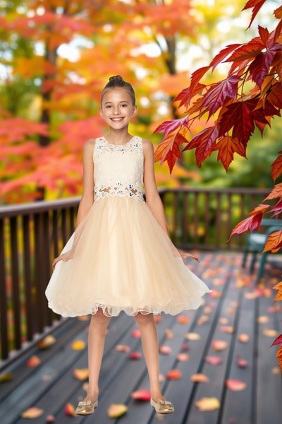 Skylar Aqua Lace Party Dress | Girls Pageant & Birthday Dress