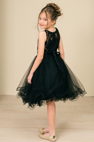 Skylar Aqua Lace Party Dress | Girls Pageant & Birthday Dress