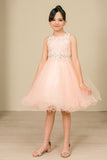 Skylar Aqua Lace Party Dress | Girls Pageant & Birthday Dress