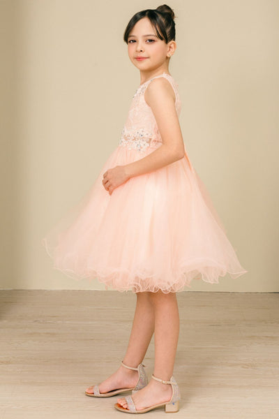 Skylar Aqua Lace Party Dress | Girls Pageant & Birthday Dress
