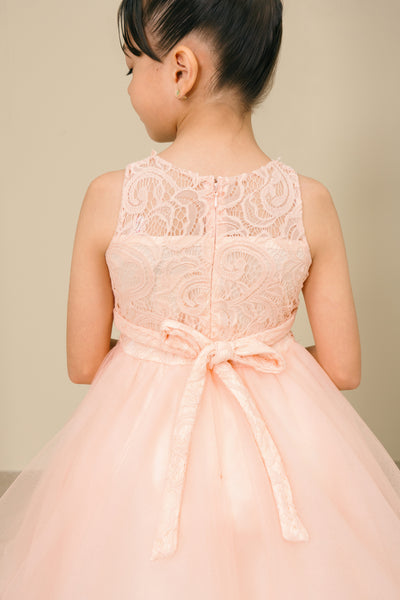 Skylar Aqua Lace Party Dress | Girls Pageant & Birthday Dress