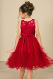 Skylar Aqua Lace Party Dress | Girls Pageant & Birthday Dress