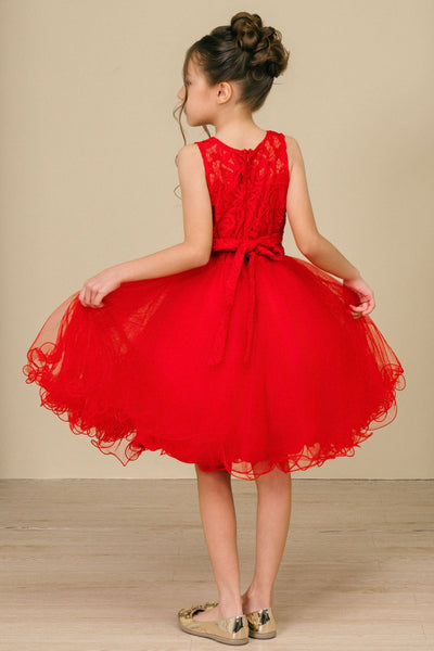Skylar Aqua Lace Party Dress | Girls Pageant & Birthday Dress