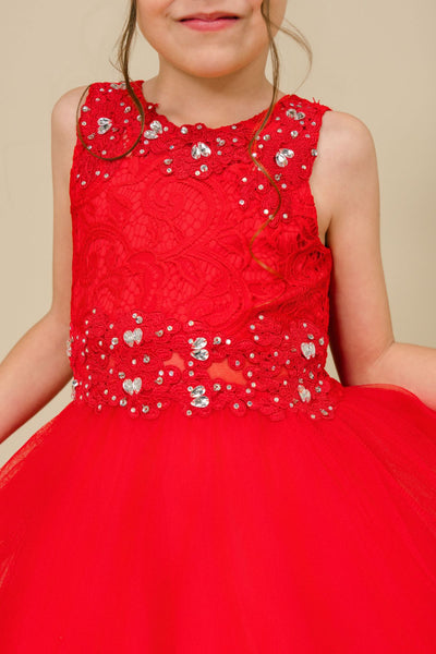Skylar Aqua Lace Party Dress | Girls Pageant & Birthday Dress