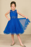 Skylar Aqua Lace Party Dress | Girls Pageant & Birthday Dress