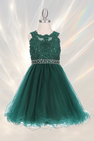 Elara Sparkle Party Dress | Girls Pageant & Birthday Outfit