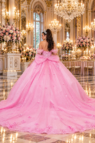 Marcella Sparkle Quinceañera Ball Gown | Queen Collection