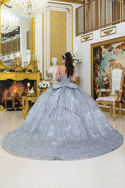 Luxury Quinceañera Ball Gown with Corset | Queen Collection