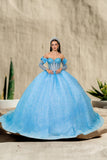 Celestielle Bloom Quinceañera Gown – Sparkling Princess Dress