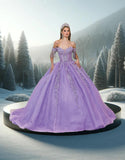 Avelina Royale Lilac Quinceañera Dress – Princess Ball Gown