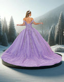 Avelina Royale Lilac Quinceañera Dress – Princess Ball Gown