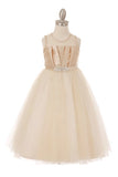 Girls Communion & Flower Girl Dress with Bow